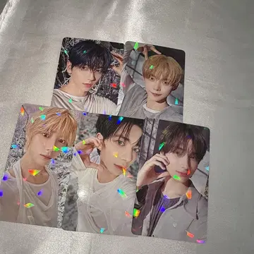 TXT weverse 구매 혜택 5가지 형태 구매 혜택 트레이딩 카드 5장 세트
