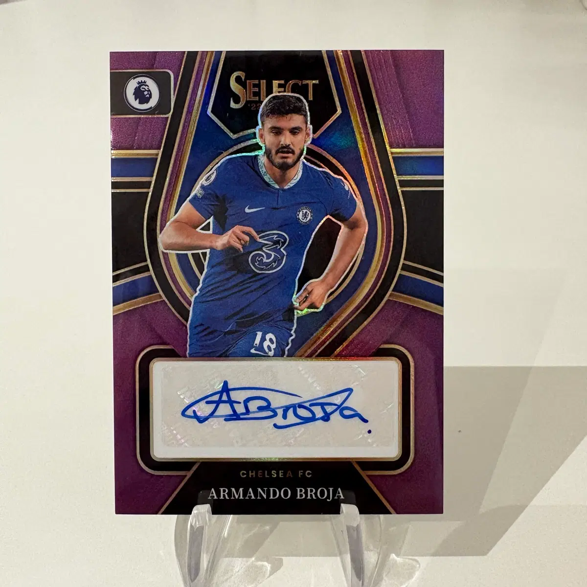 첼시 아르만도 브로야 49한정 퍼플 오토 카드