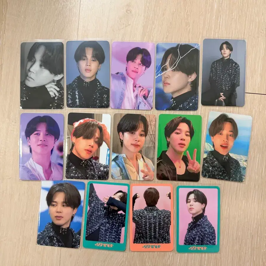 방탄소년단 지민 디아이콘 14장 포카 일괄 판매