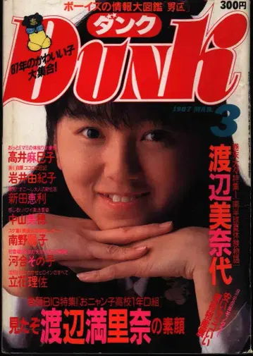 슈에이샤 DUNK 1987년 3월호