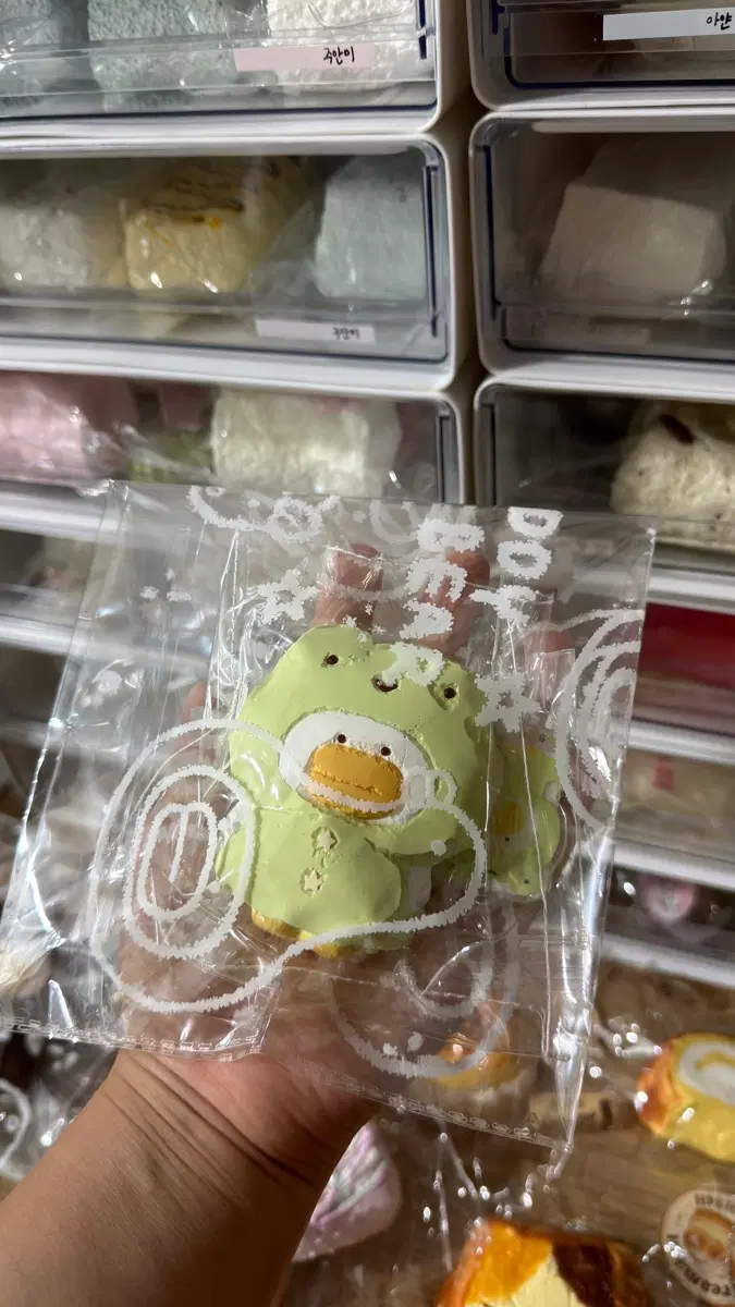 테디베어브랜드 신상 개구리 오리 수제말랑이입니다