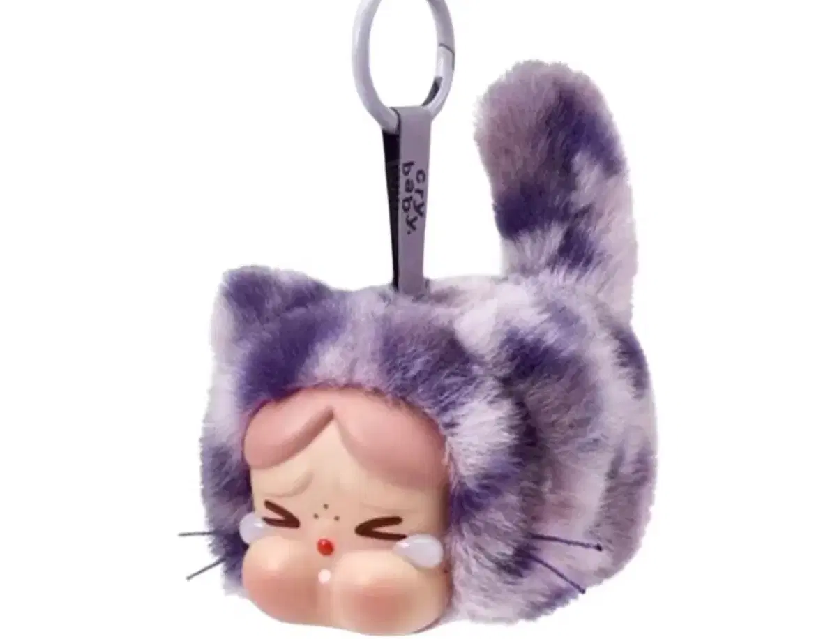 팝마트 크라이베이비 표범 냥이 시리즈 바이닐 플러시 펜던트 네온 냥이
