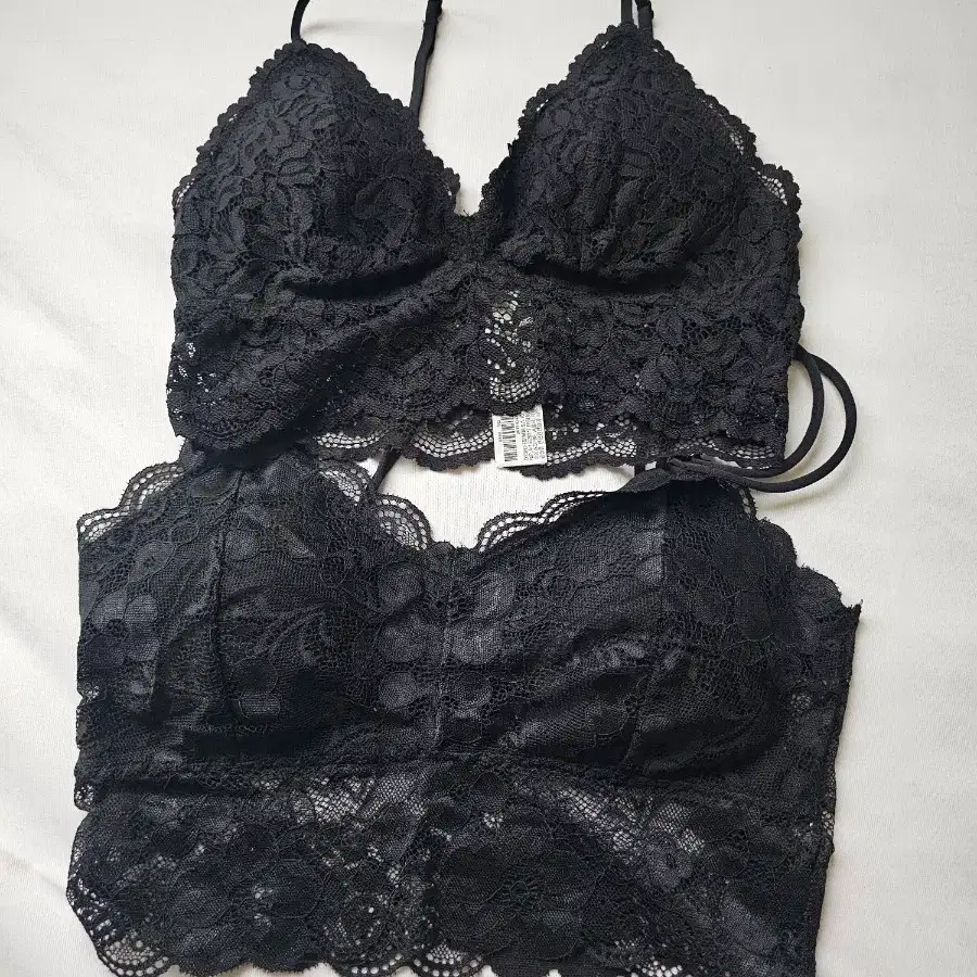 블랙 레이스 브라렛 세트 일괄