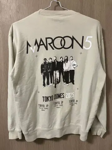 MAROON 5 마룬5 2025 맨투맨 L 사이즈