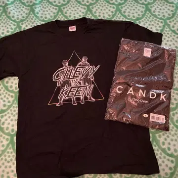 C&K Clevy&Keen 티셔츠 블랙 L 사이즈