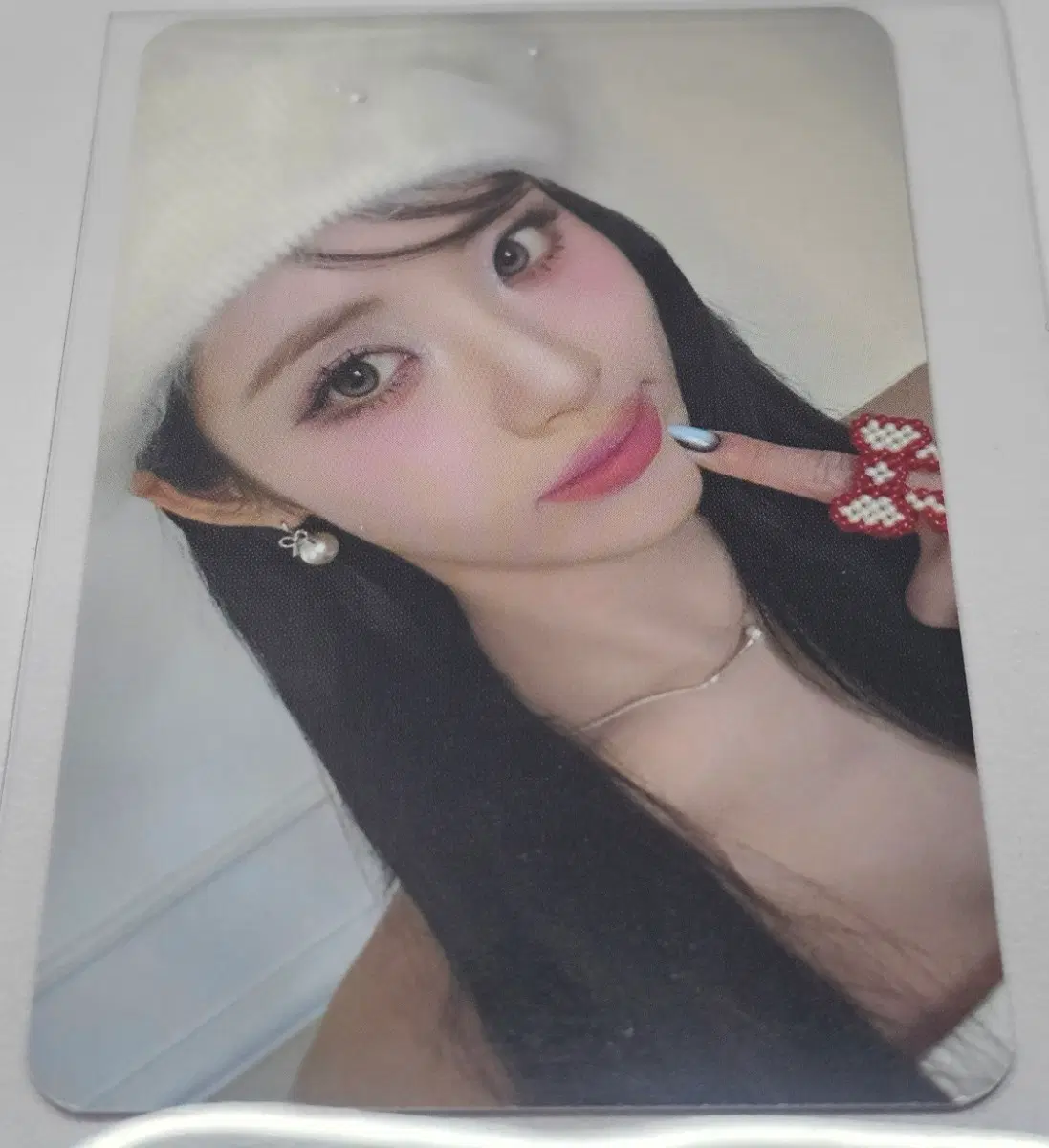 프로미스나인 하얀그리움 지원 포카