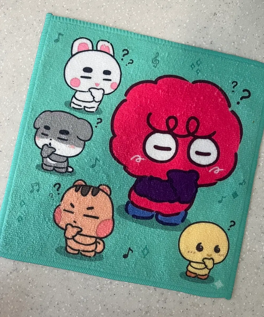 샤이니 캐릭터 천 손수건 목도리