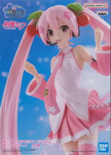 BANDAI SPIRITS 벚꽃 미쿠 BANPRESTO EVOLVE VOCALOID 벚꽃 미쿠 피규어