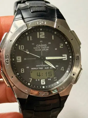 CASIO 카시오 웨이브셉터 터프 솔라 전파 손목시계 WVA-470