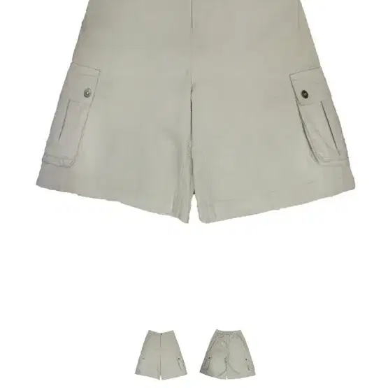 시오서울 하프 카고 워싱 팬츠 베이지 sio seoul half cargo washing pants 버뮤다 반바지
