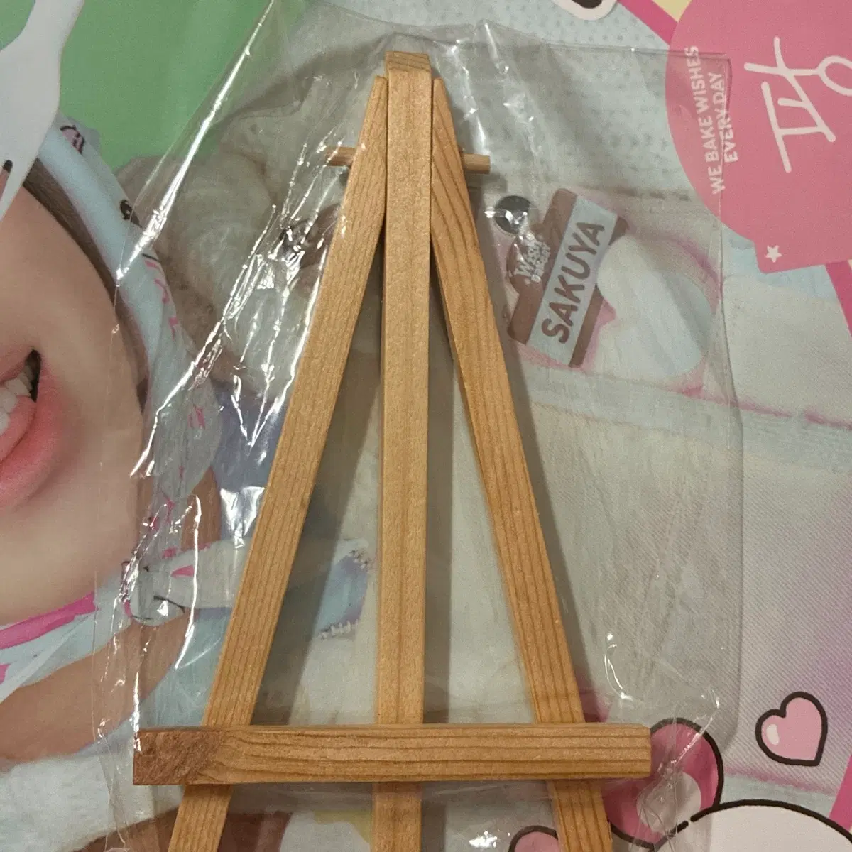 나무 미니 이젤
