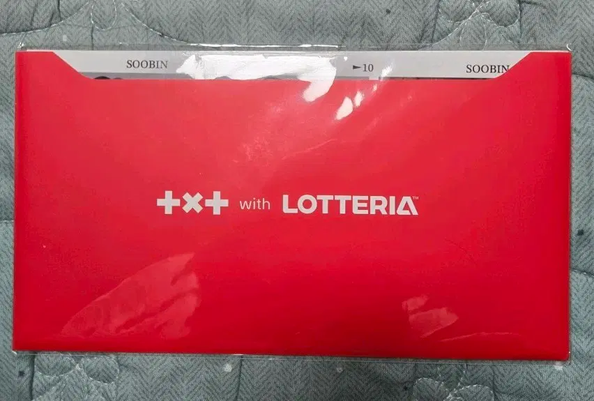 투바투 롯데리아 콜라보 포토카드