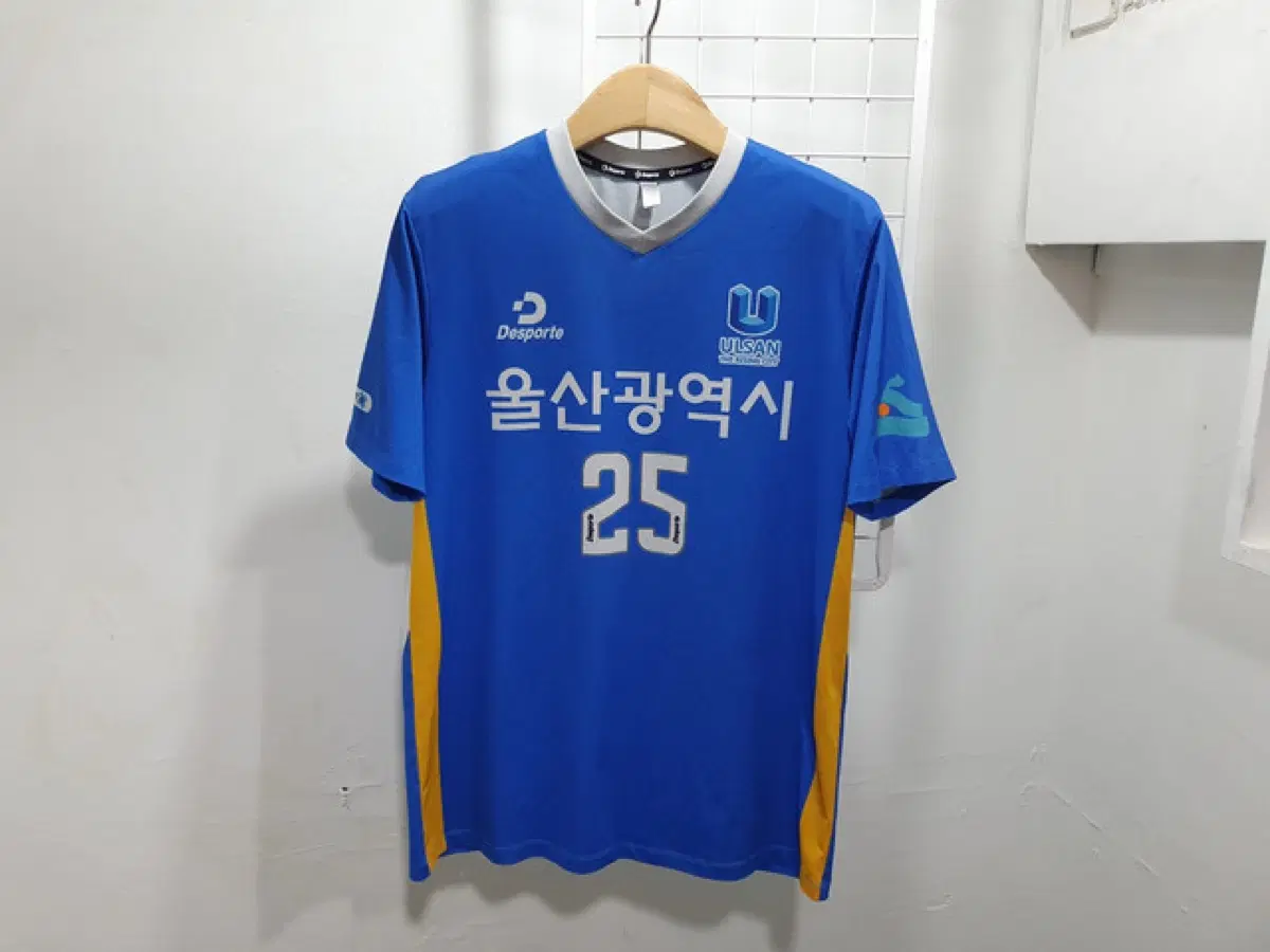 울산광역시 25번 데스포르테 축구 유니폼 반팔 (L-100)#1074