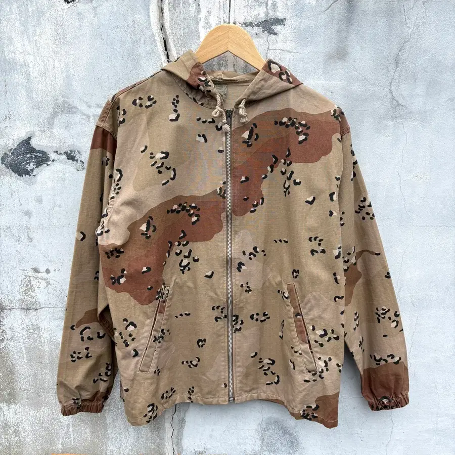 Cab clothing 캡클로딩 빈티지 카모 후드 자켓