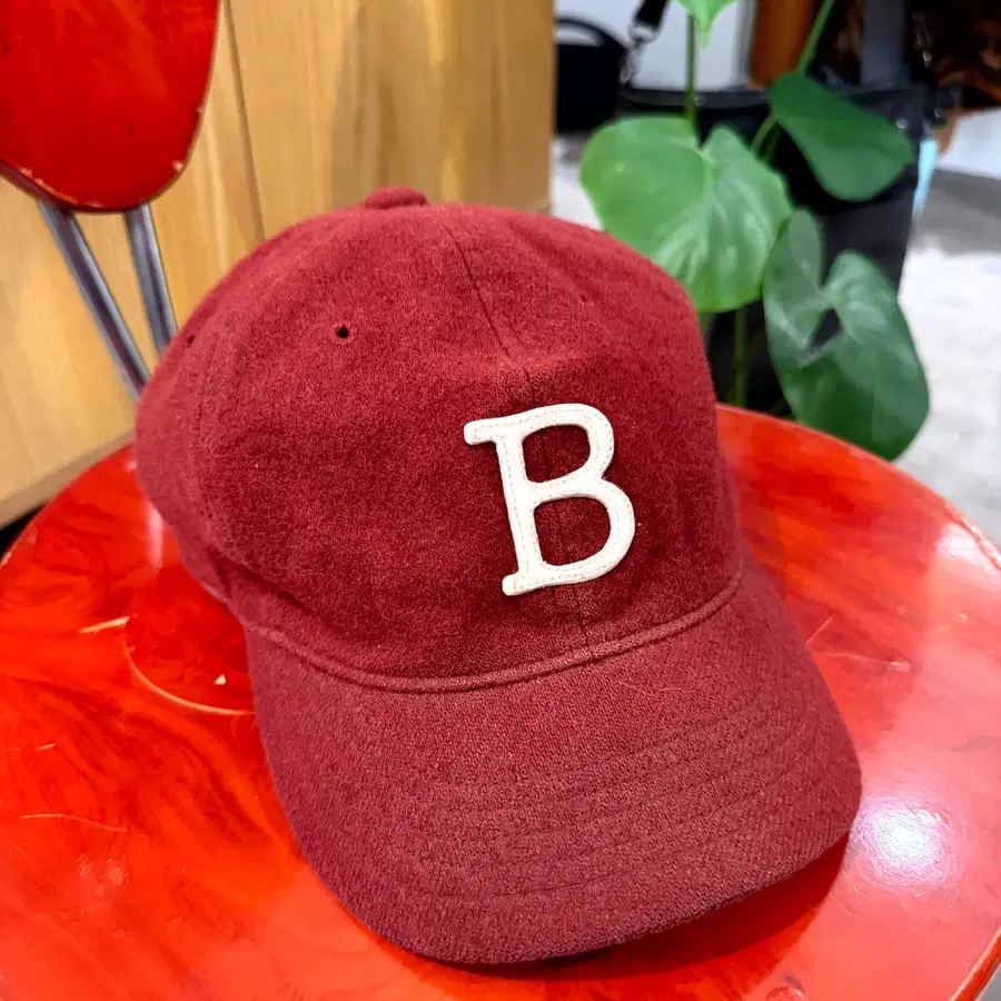 90's B Logo Wool Cap (Made In Japan)