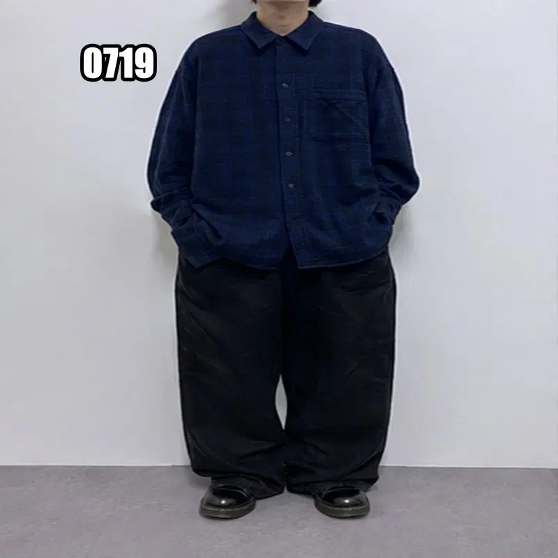 2XL 겐조 플란넬 뱀부 타이거 셔츠