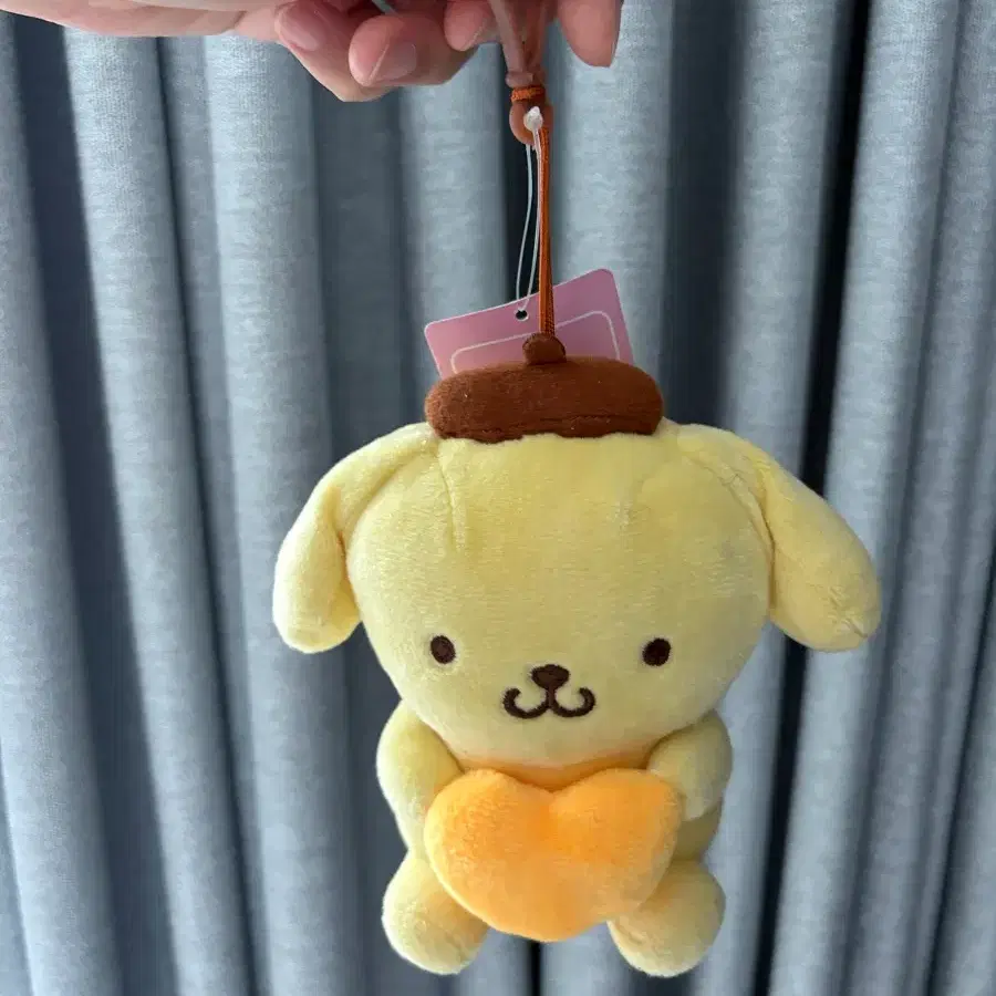 산리오 폼폼푸린 키링 인형