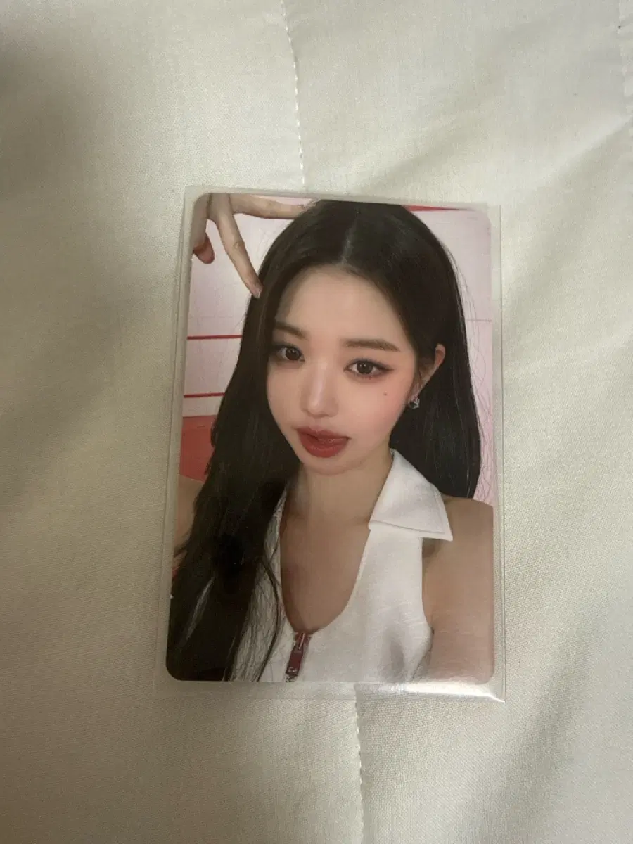 아이브 장원영 웨이브 초회한정판 포카