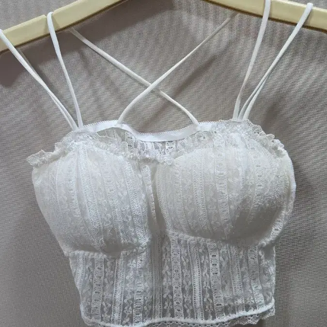화이트 레이스 뷔스티에90