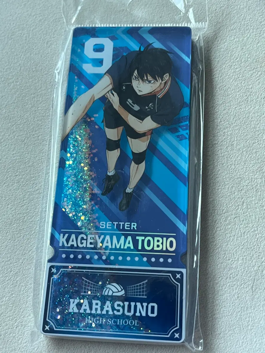 처분! 카게야마 토비오 글리터 아크릴 블럭 하이큐 스탠드