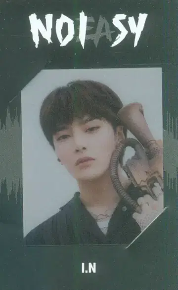Stray kids NOEASY I.N 트레이딩 카드 검은색 테두리