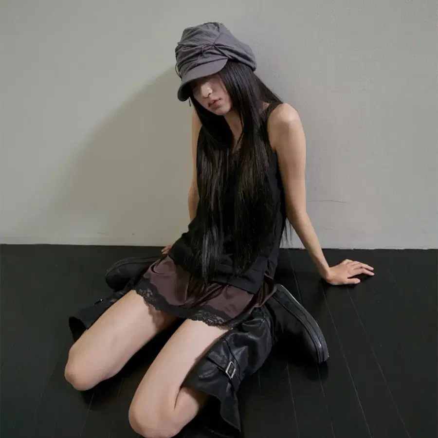 새상품 플레어업 레이어드 원피스