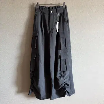 HARE 사이드 개더 카고 팬츠