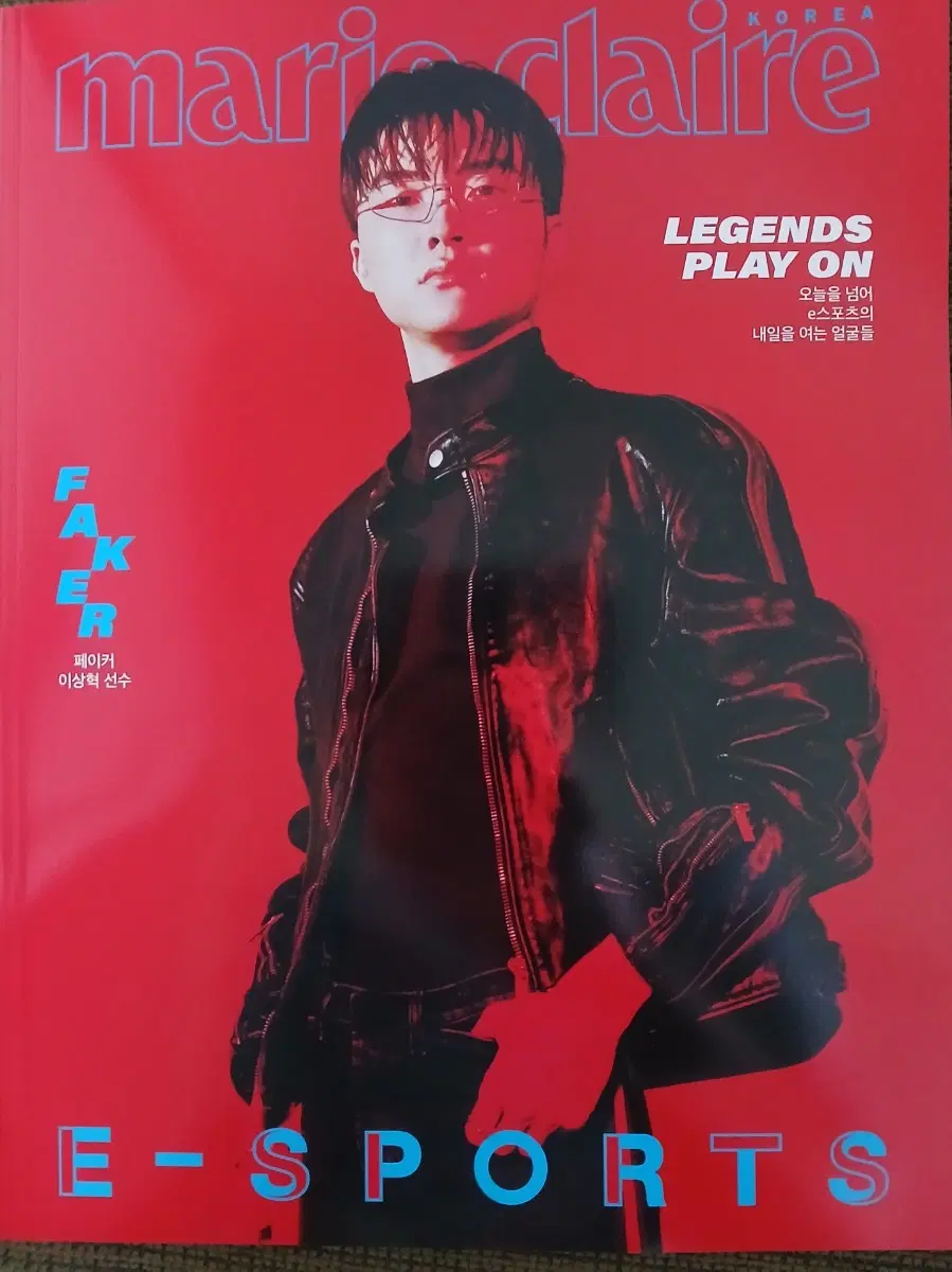 마리끌레르 페이커 이상혁 FAKER 화보 E-SPORTS 2026.08호