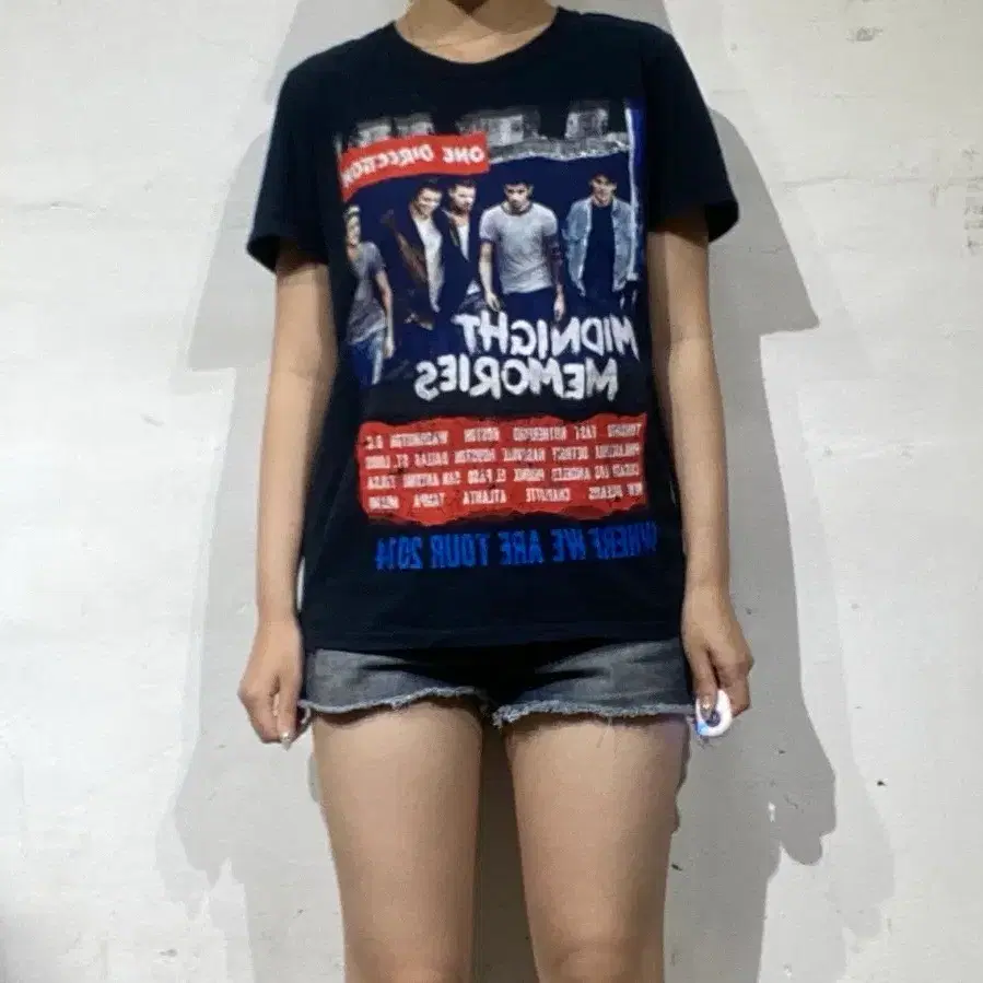 원디렉션 2014 Where We Are 투어 반팔 티셔츠 S