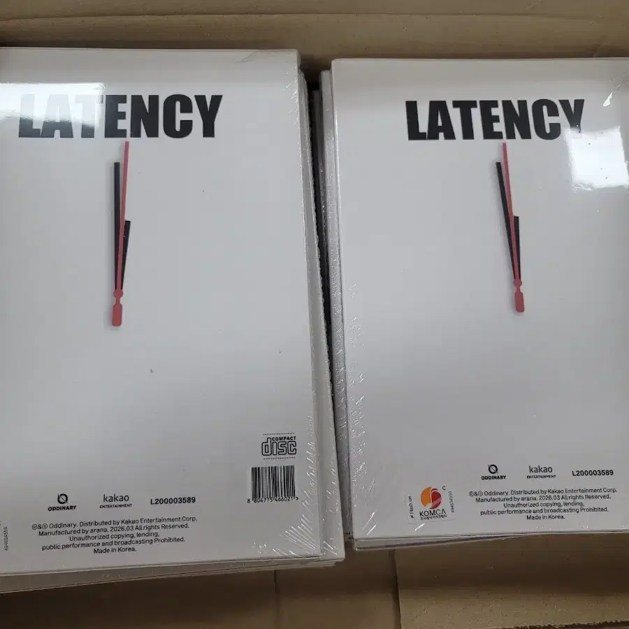 레이턴시 미개봉 앨범 양도 latency sleeve ver