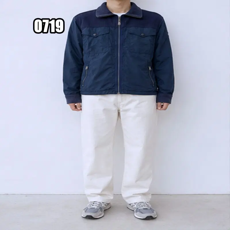 L 몽클레르 골덴 믹스 바람막이 자켓