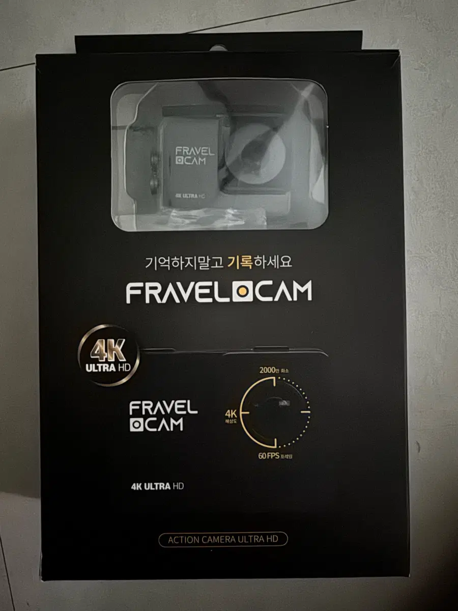 프레블캠 GFF-4K 4K 액션캠 풀세트 / 액세서리 포함 (새제품)