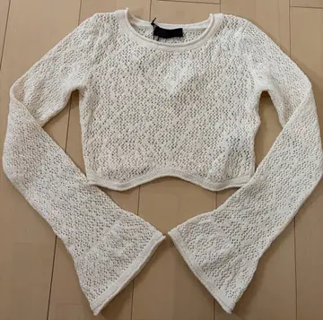 [ 미사용 새상품/택 포함 ] ZARA/크루넥/롱 슬리브/썸머 니트