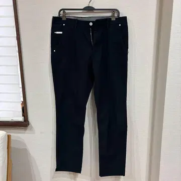 St ANDREWS 남성용 골프 팬츠 블랙