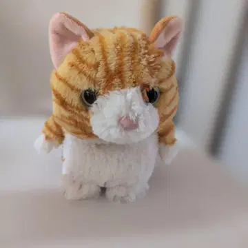 치즈 태비 고양이 봉제 인형