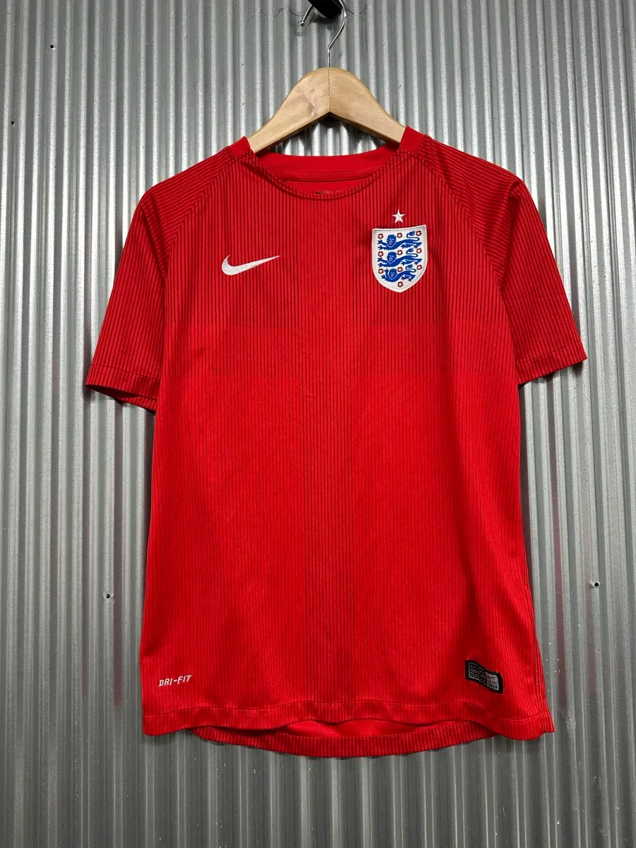 [L/키즈] NIKE 나이키 잉글랜드 2014 어웨이 축구 유니폼 저지 레드