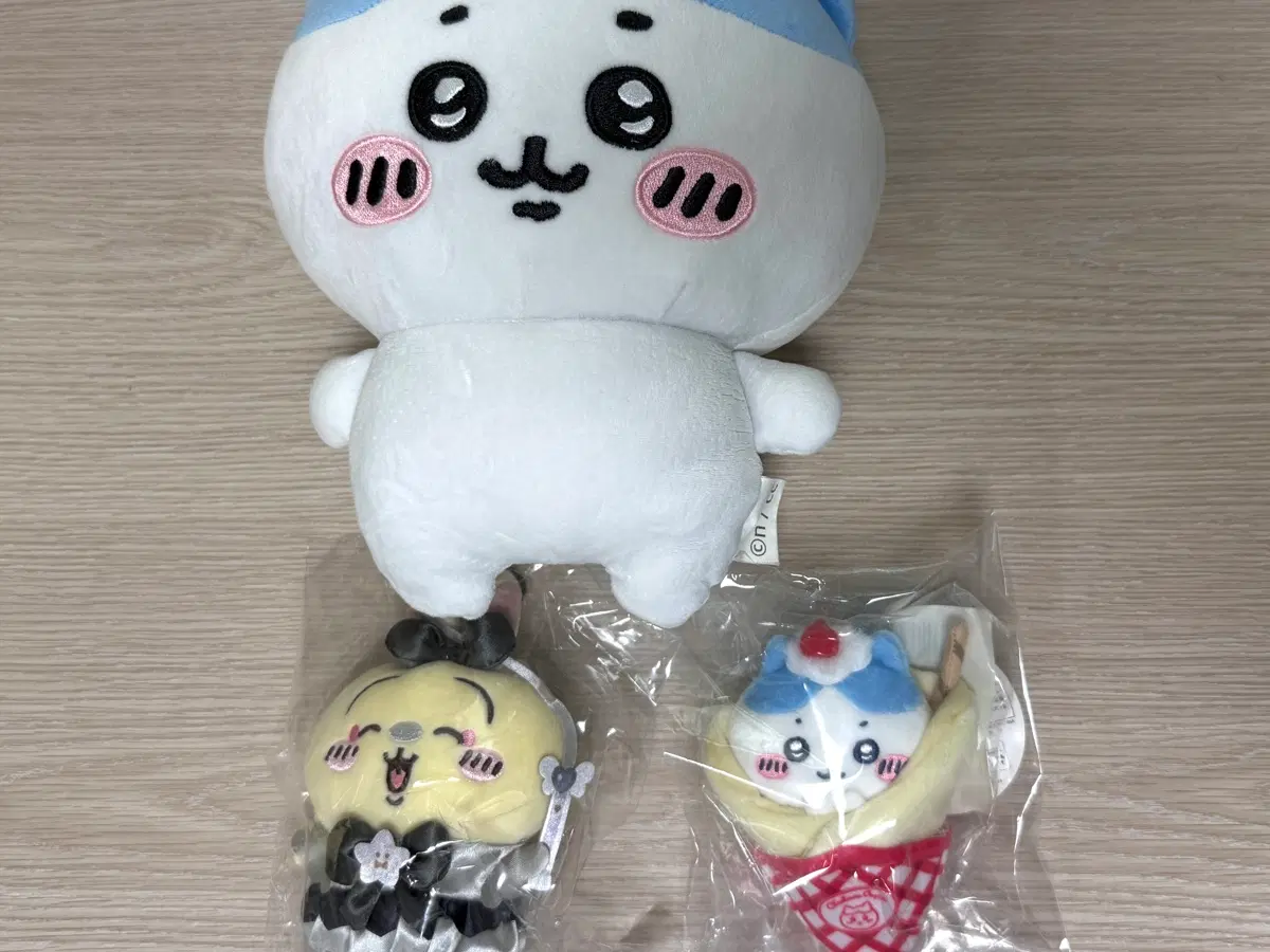 크레페 하치와레 우사기 세트