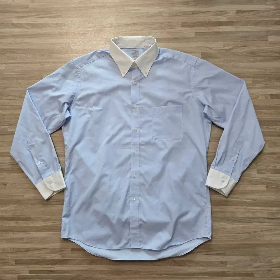 105/ LORDSON 파스텔 블루 셔츠 화이트 칼라