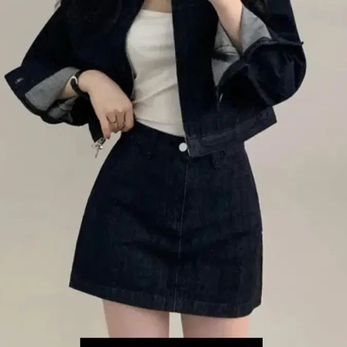 데님 스커트