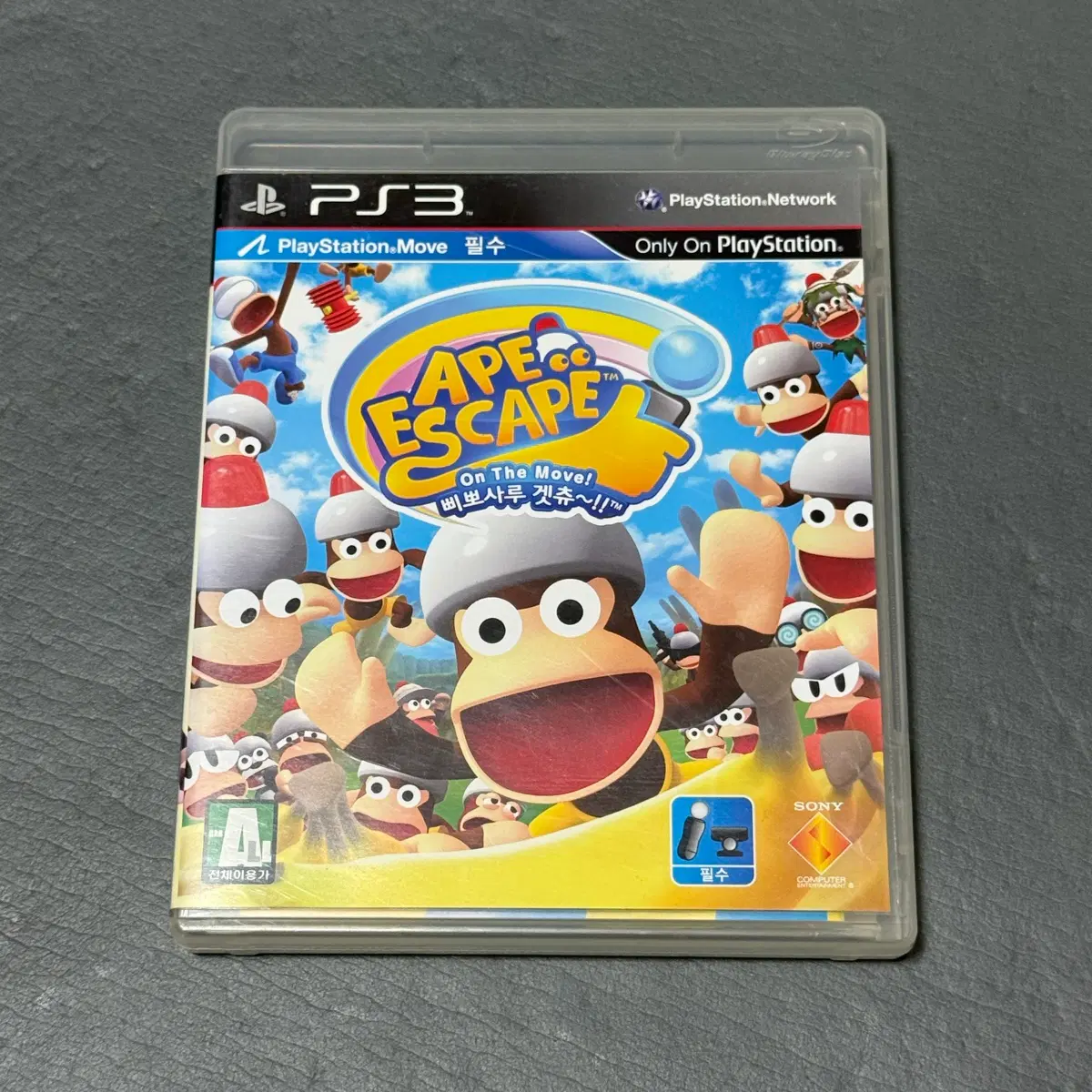 PS3 에이프이 스케이프 온더무브 게임