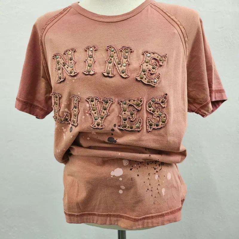 NINE LIVES 반팔 티 여 L J6477