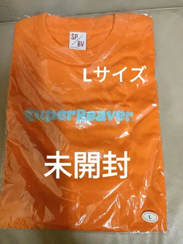 SUPER BEAVER 오렌지 L 사이즈 티셔츠