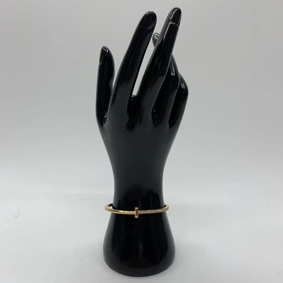 267003655 티파니 T 원 팔찌 18K 옐로우골드 다이아몬드 1.0ct