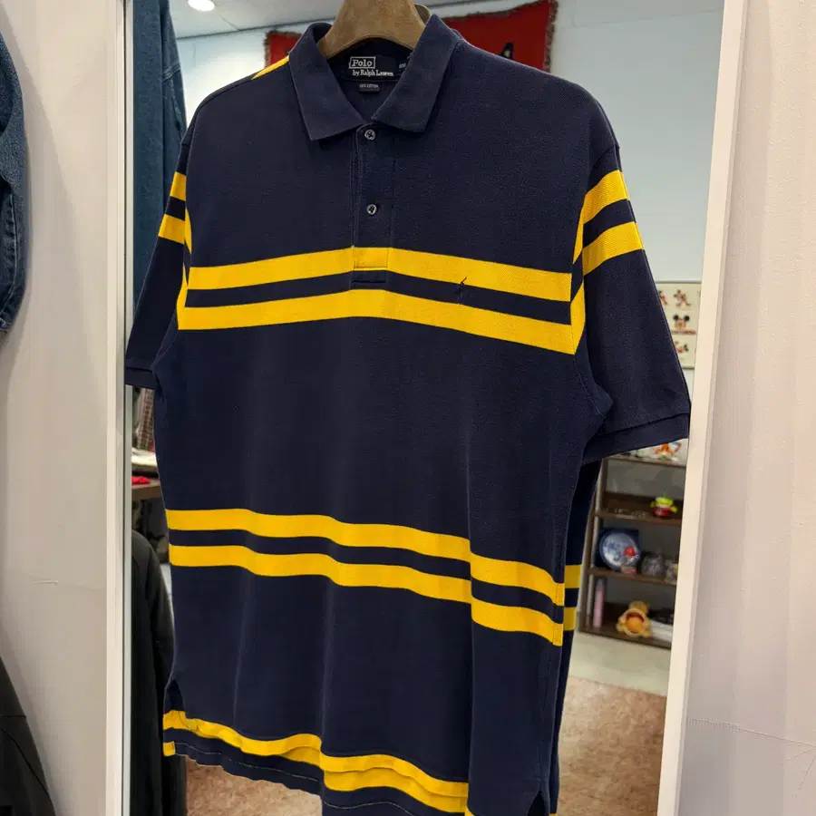 90s Polo ralph lauren 폴로 랄프로렌 스트라이프 pk 반팔 티셔츠