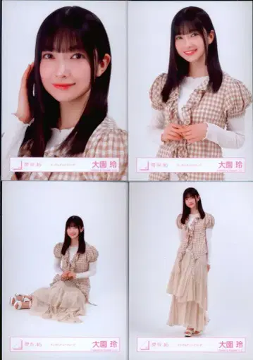 사쿠라자카46 4기생 라이브 오오조노 레이 깅엄 체크 코디 컴프