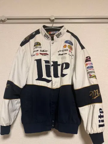Miller Lite NASCAR 레이싱 자켓