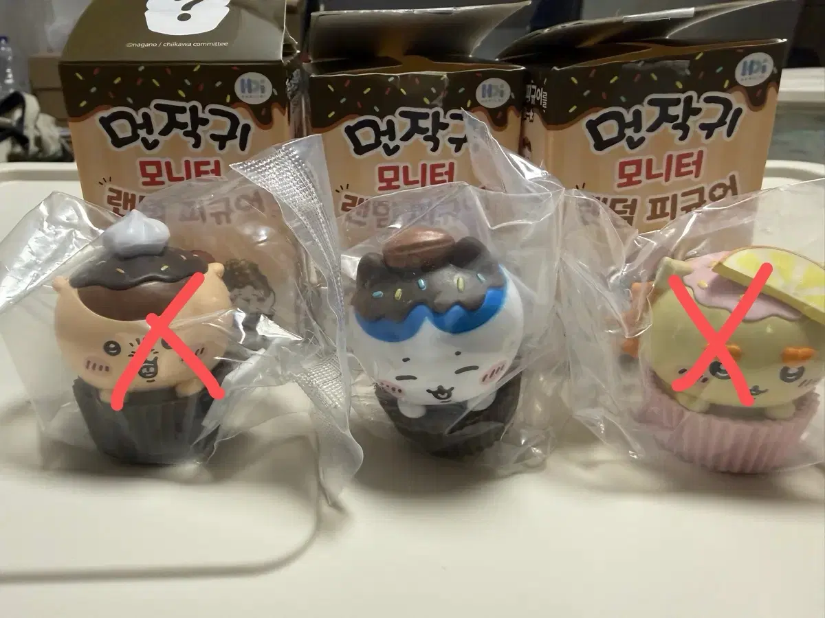 먼작귀 모니터 피규어(하치)