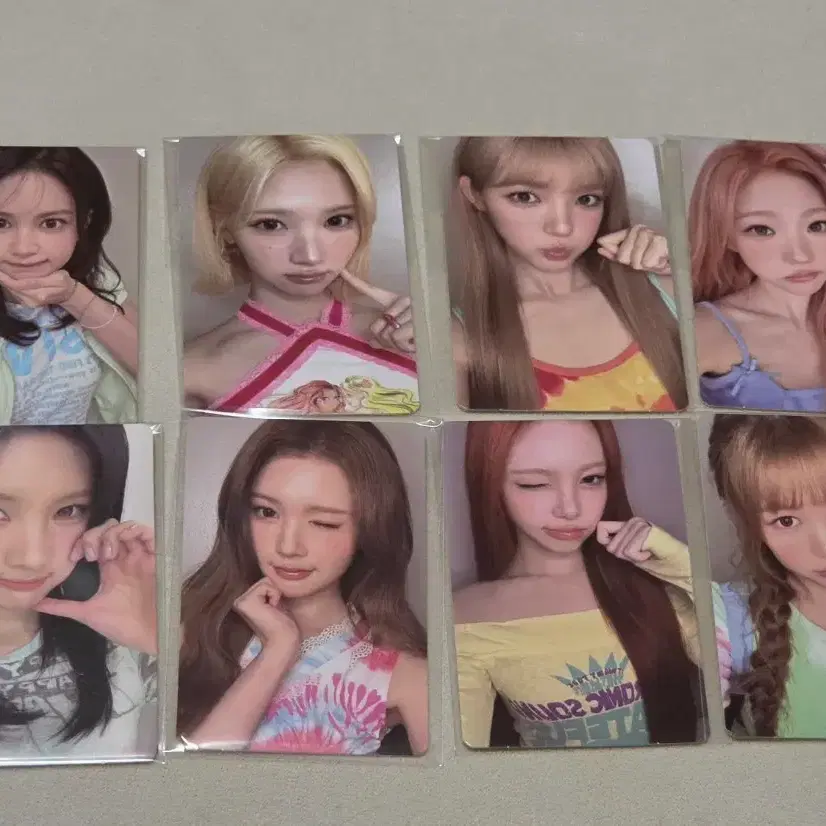 하츠투하츠 하투하 레몬탱 쇼케이스 베리즈 포카 세트 미공포 양도