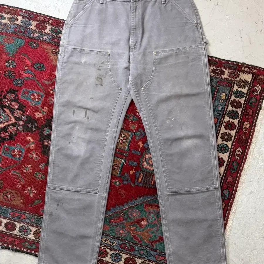 [40] OG USA Made 칼하트 더블니 그레이 칼하트 B01 썩블니 GVL