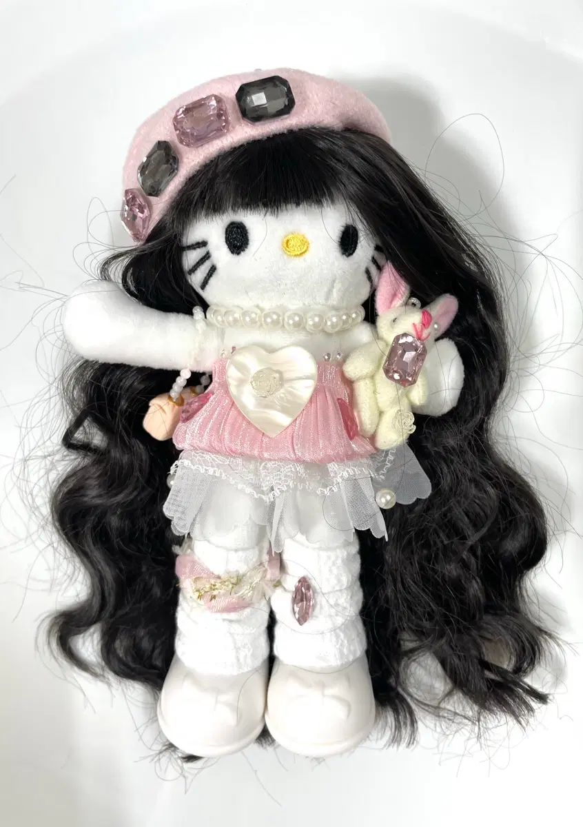 롱다리키티 뽀글이키티 키링인형 일괄판매!